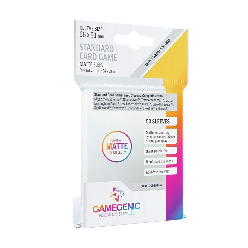 Card sleeves and dice