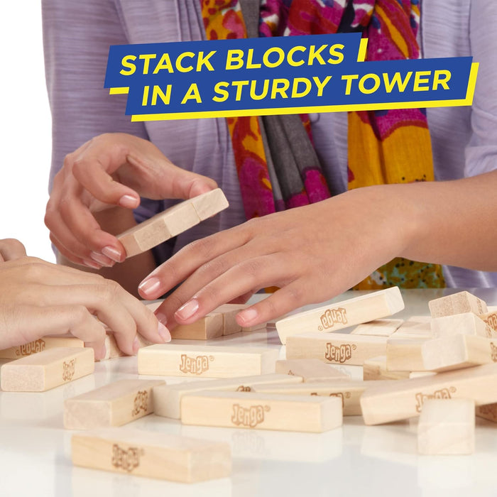 jenga block stacking game