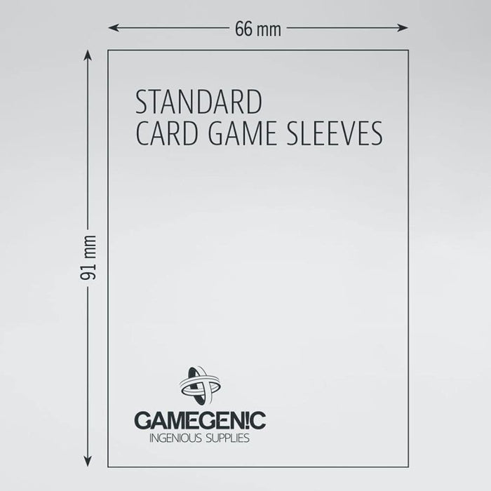 gamegenic standard sleeves 200pcs - 66x91mm prime