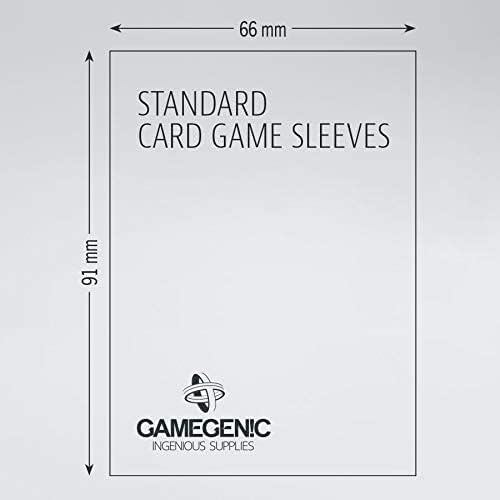 gamegenic standard sleeves 50pcs - 66x91mm matt
