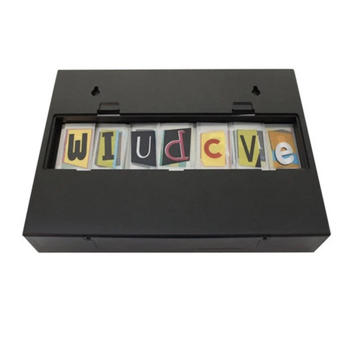 A4 message lightbox black