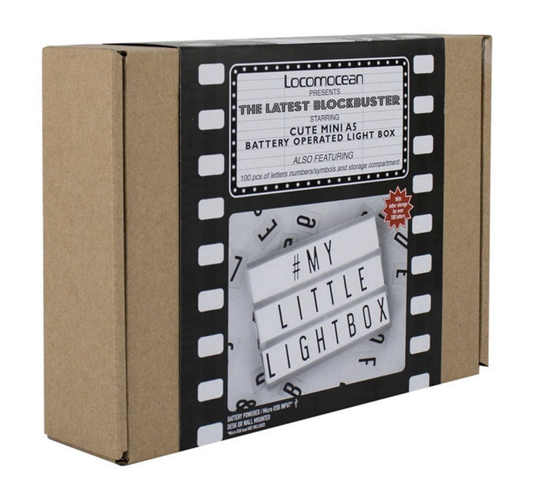 mini A5 lightbox black