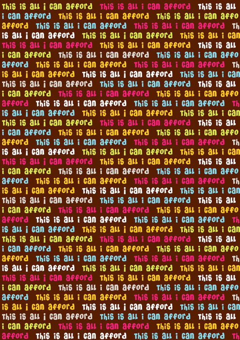 afford gift wrapper (10 sheets)