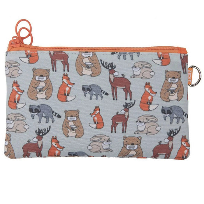 animals masked face masks pouch