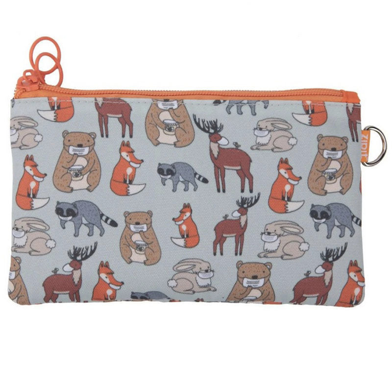 animals masked face masks pouch