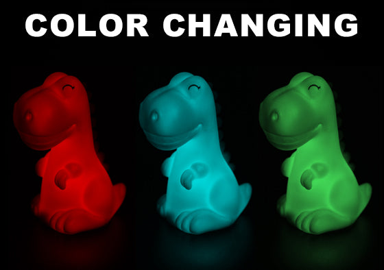 mini dino night light