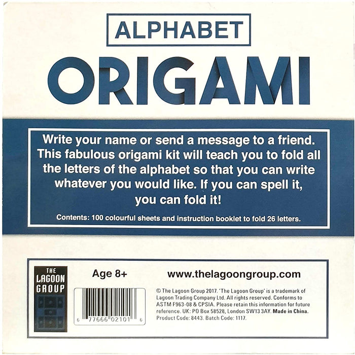 alphabet origami