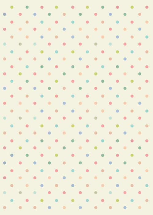 pastel dots gift wrapper (10 sheets)
