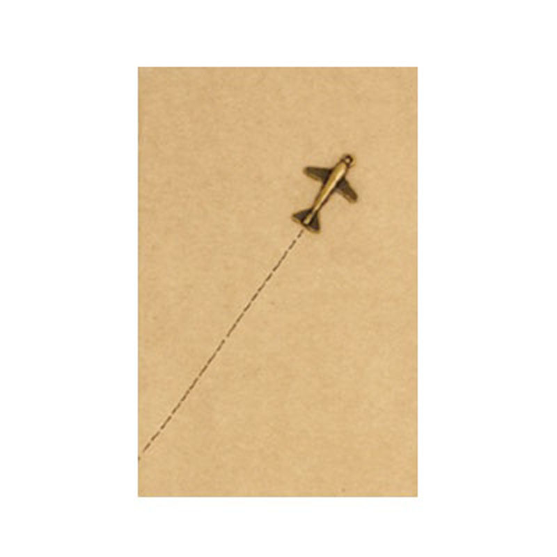 aeroplane charm notebook