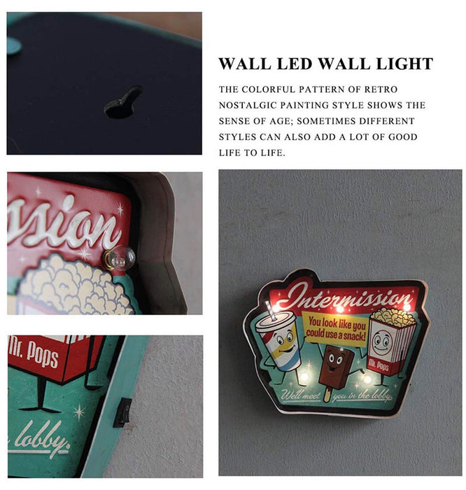 intermission retro sign