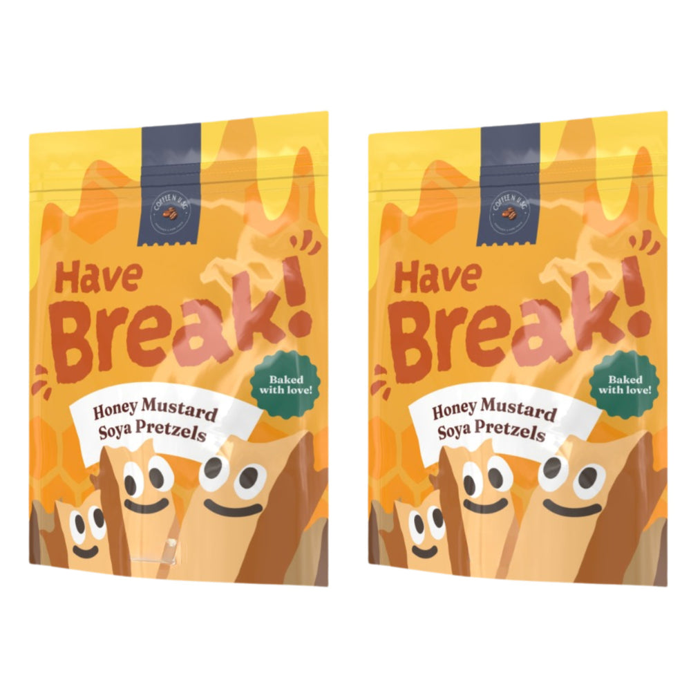 honey mustard soya pretzels (2packs)
