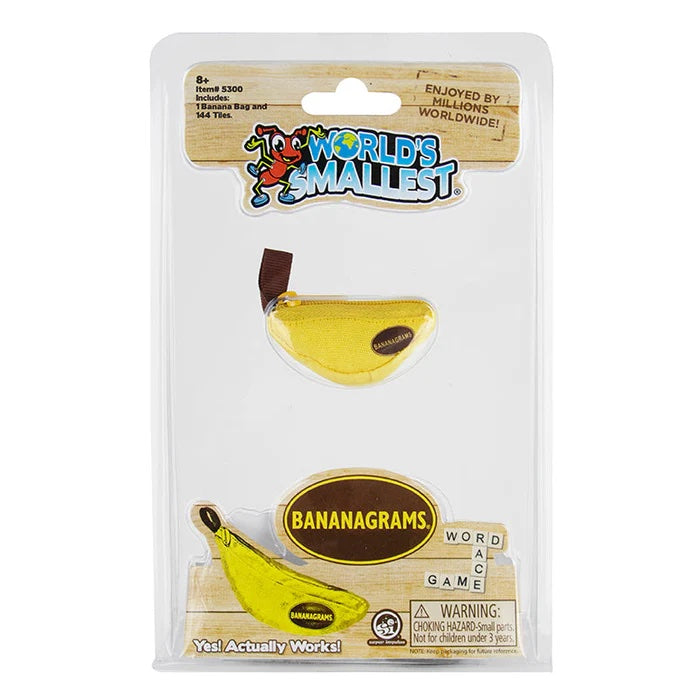 world's smallest bananagrams