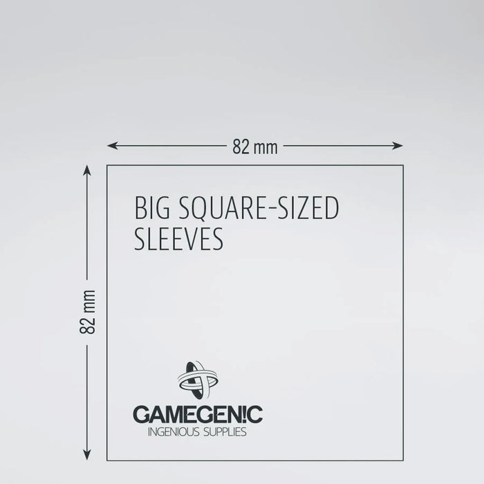 gamegenic big square sleeves 50pcs - 82x82mm matt