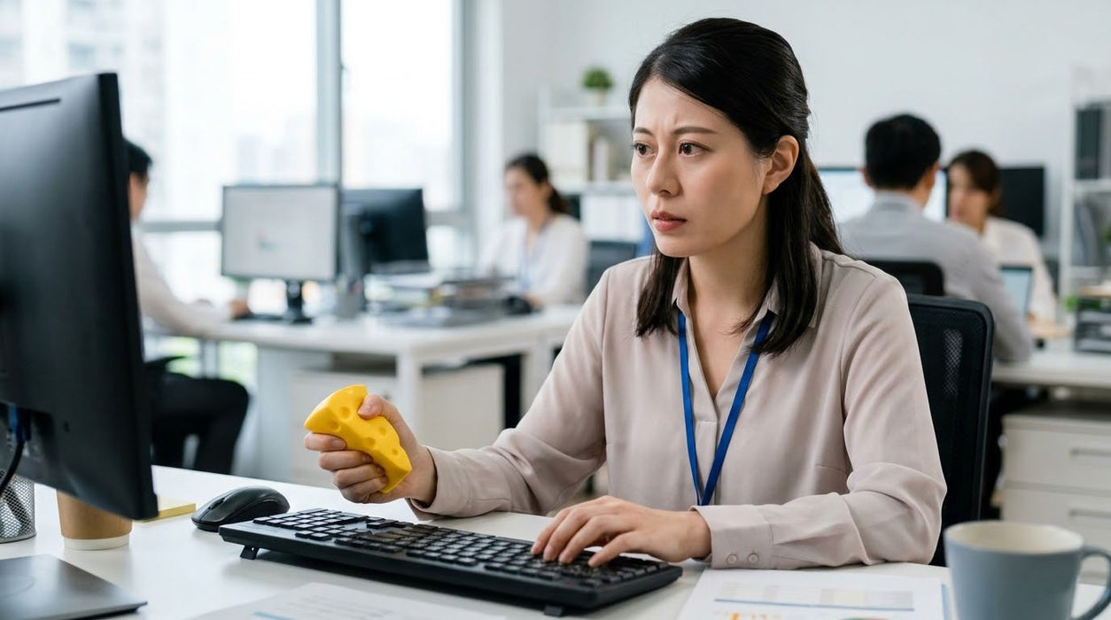 cheese stress ball