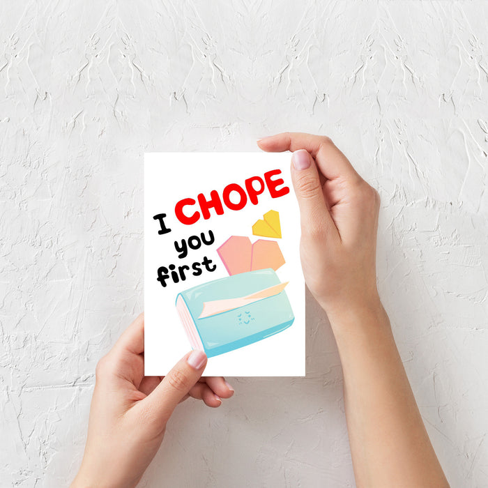 chope you first card