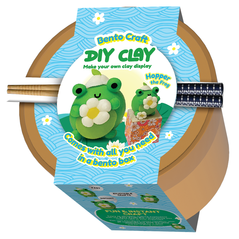 hopper the frog diy clay kit