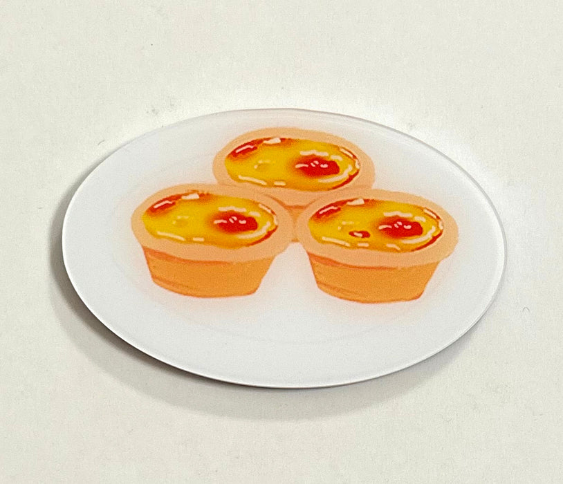 egg tart magnet