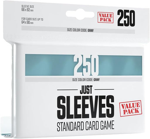 just sleeves - standard card value pack 250 (66 x 92 mm)