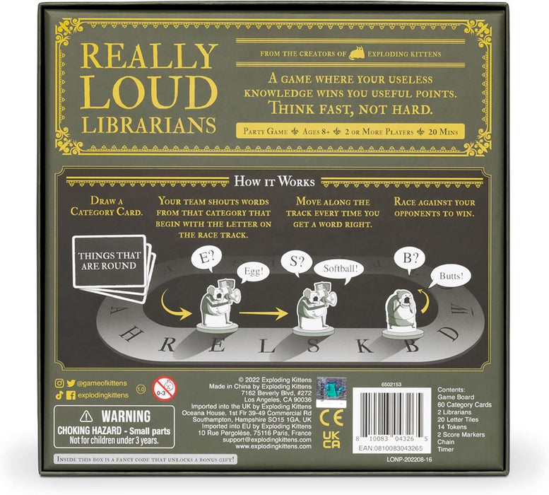 really loud librarians game