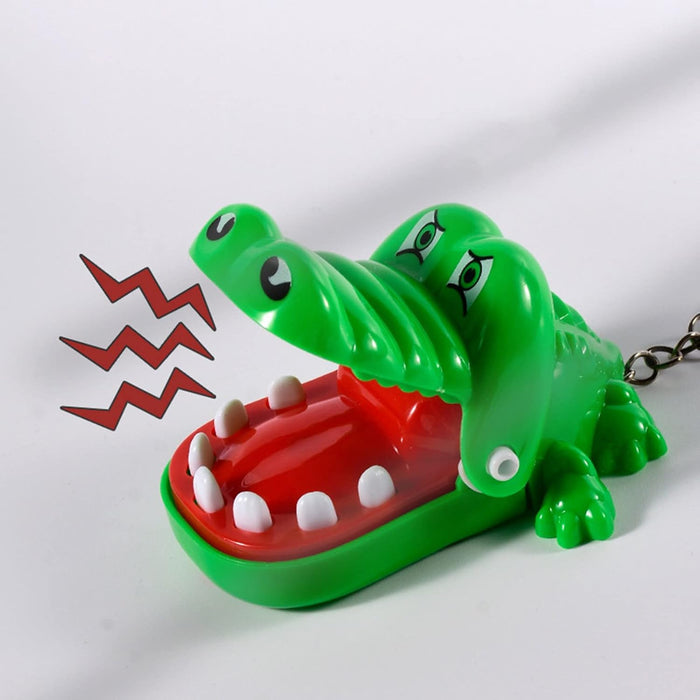 mini biting crocodile keyring