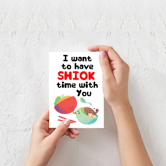 shiok time card