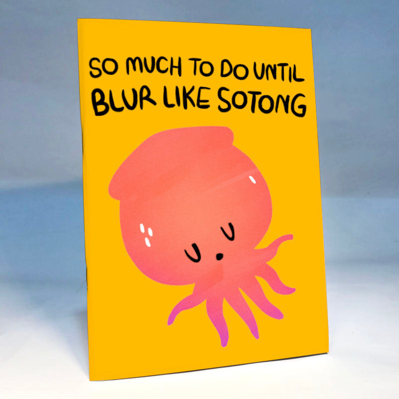 blur like sotong notebook