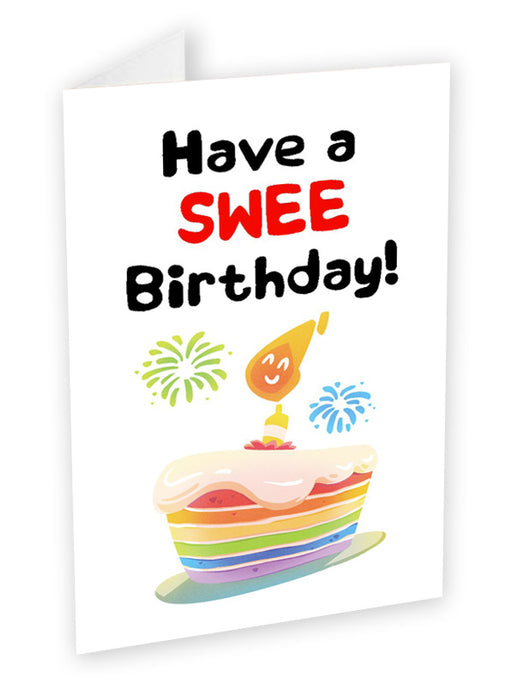 swee birthday card