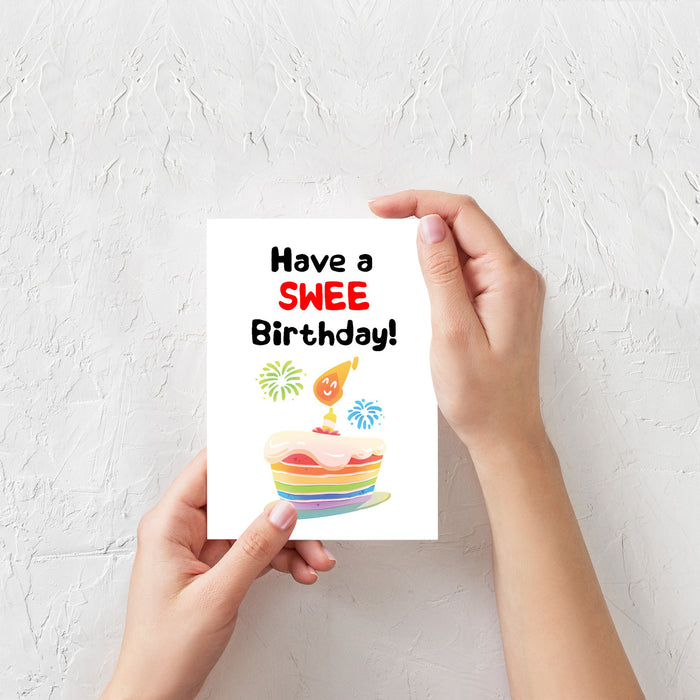 swee birthday card