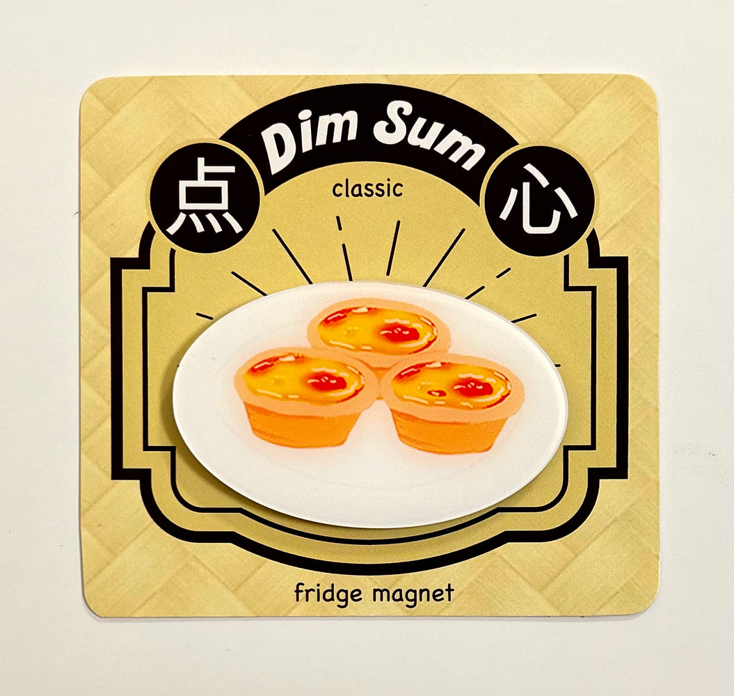 egg tart magnet