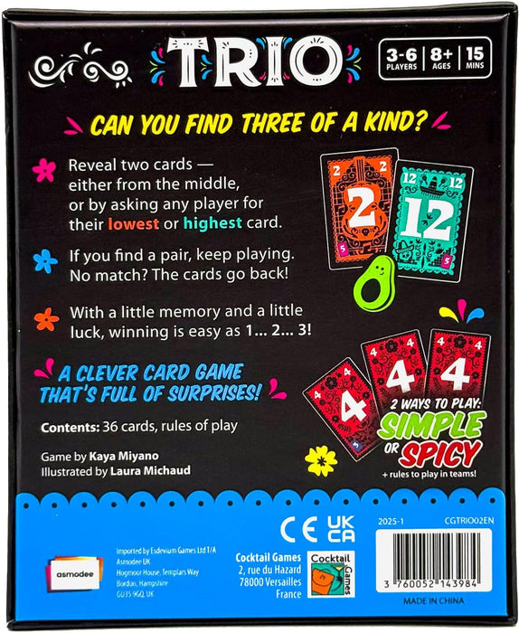 trio card game