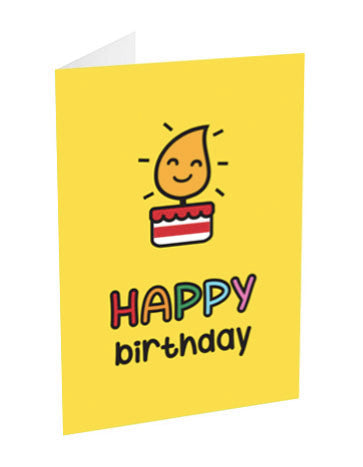 happy birthday greeting card