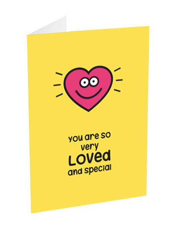 loved and special! card