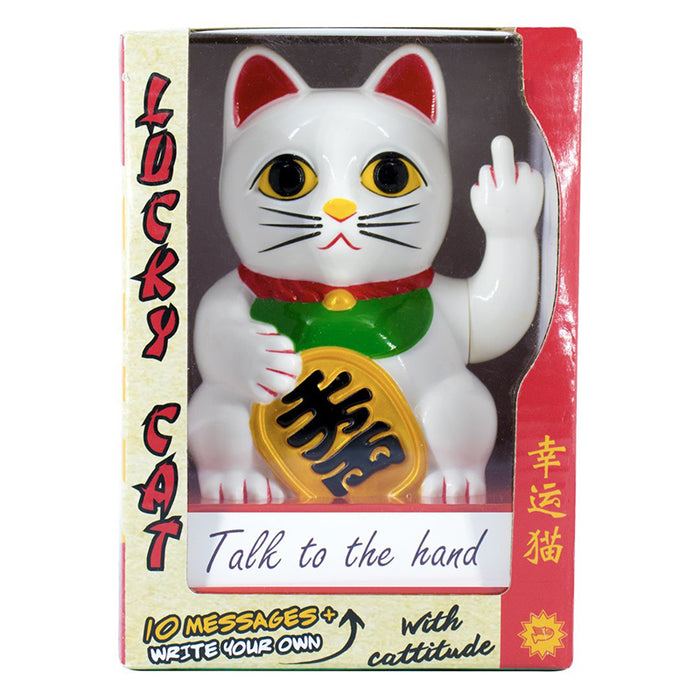 lucky cat with attitude