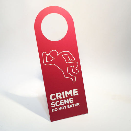 crime scene doorsign