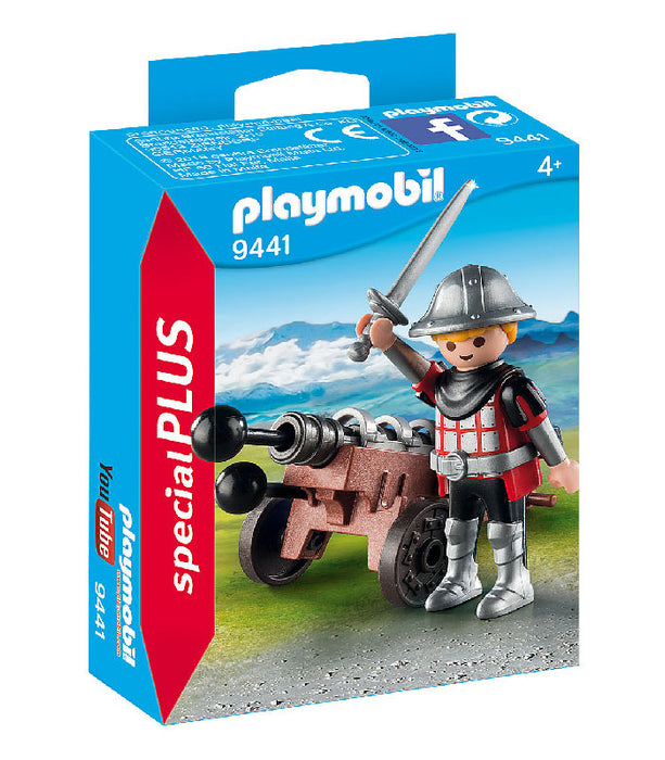 playmobil special plus - knight with cannon