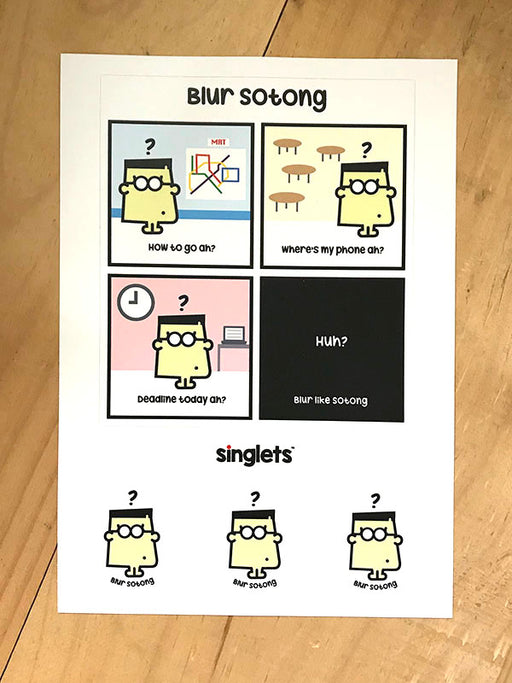 blur sotong sticker set