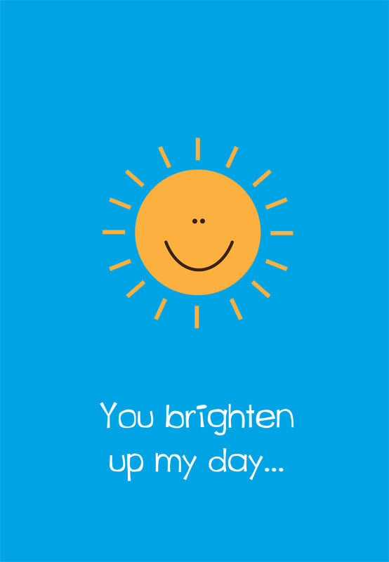 brighten up my day card
