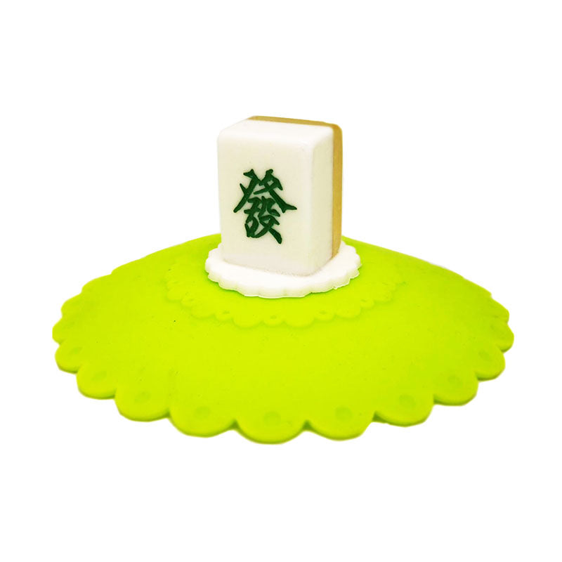 mahjong cup cap green