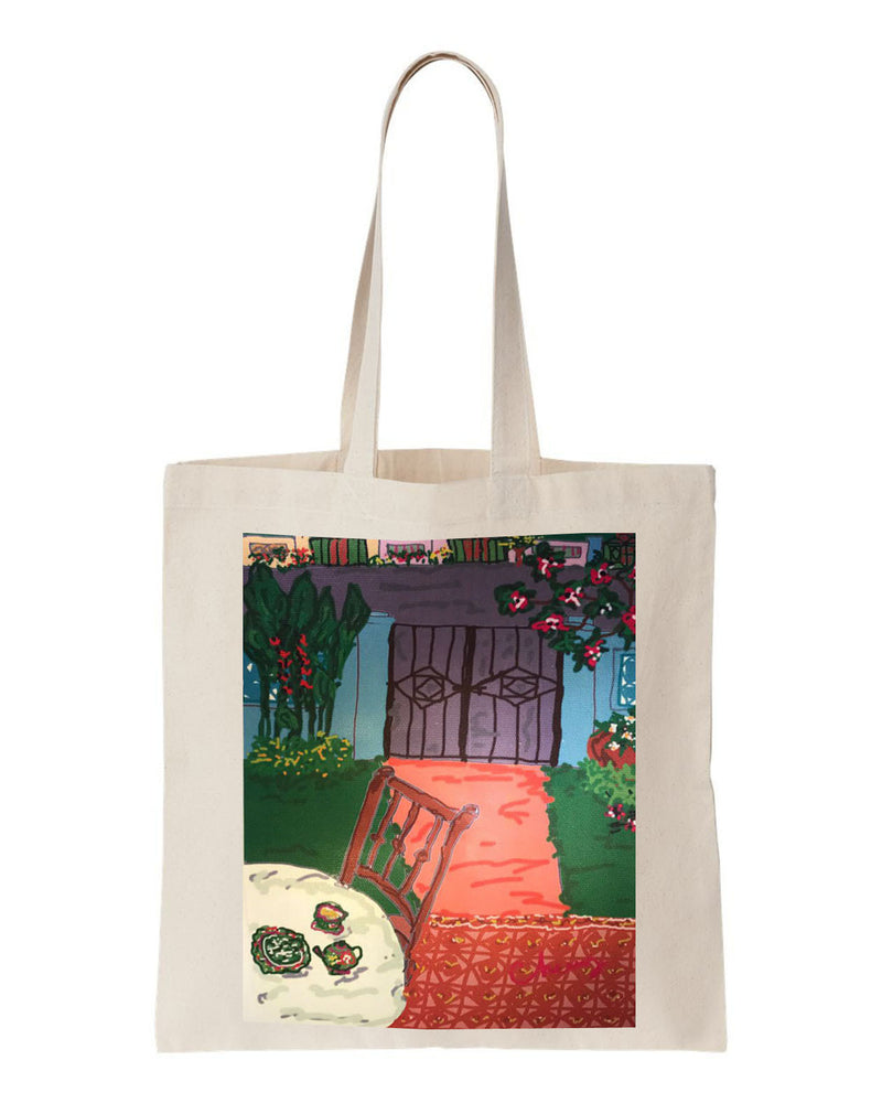 courtyard tote bag