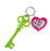 heart photo keyring