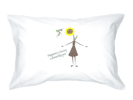 happiness pillowcase