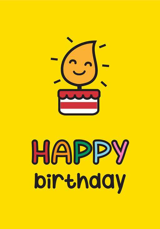 happy birthday greeting card