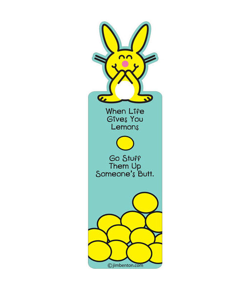 happy bunny bookmark lemons