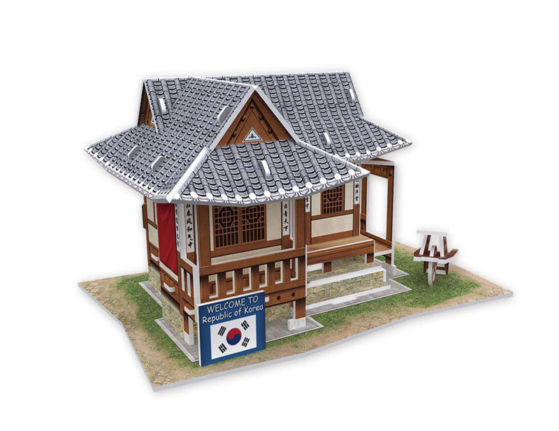 puzzle 3D korea traditional residence