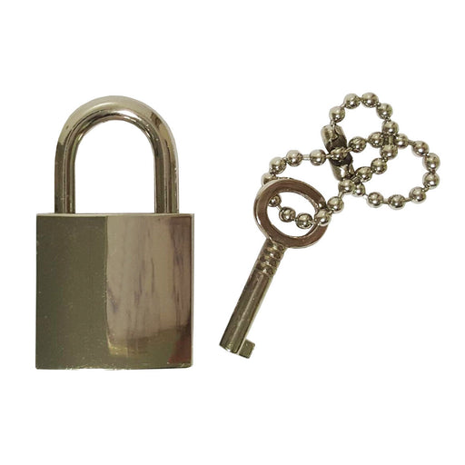 chrome lock and key