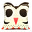 owl cushion cover