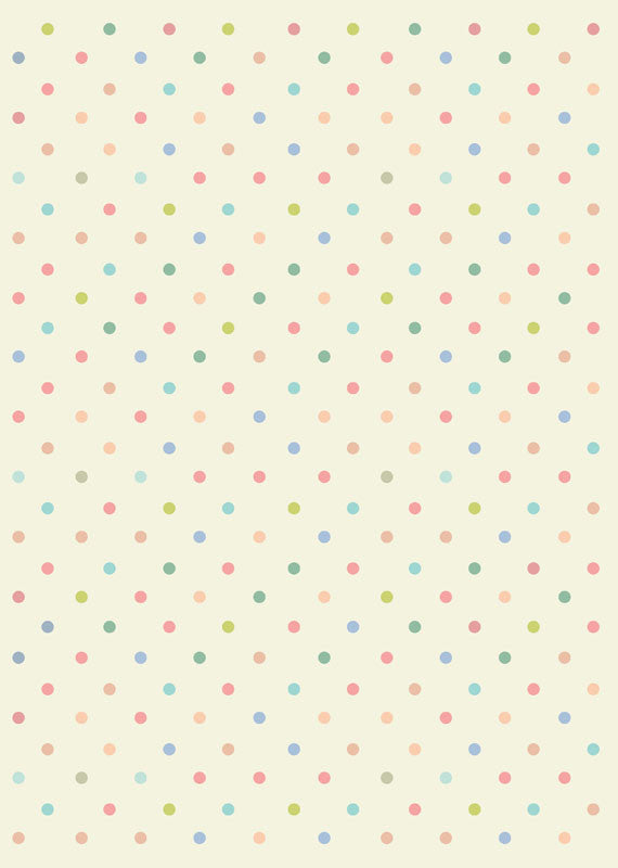 pastel dots gift wrapper (10 sheets)