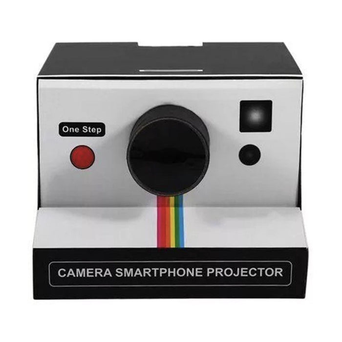 retro smartphone projector