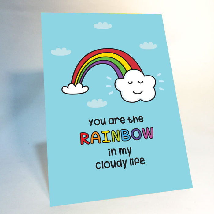 rainbow greeting card