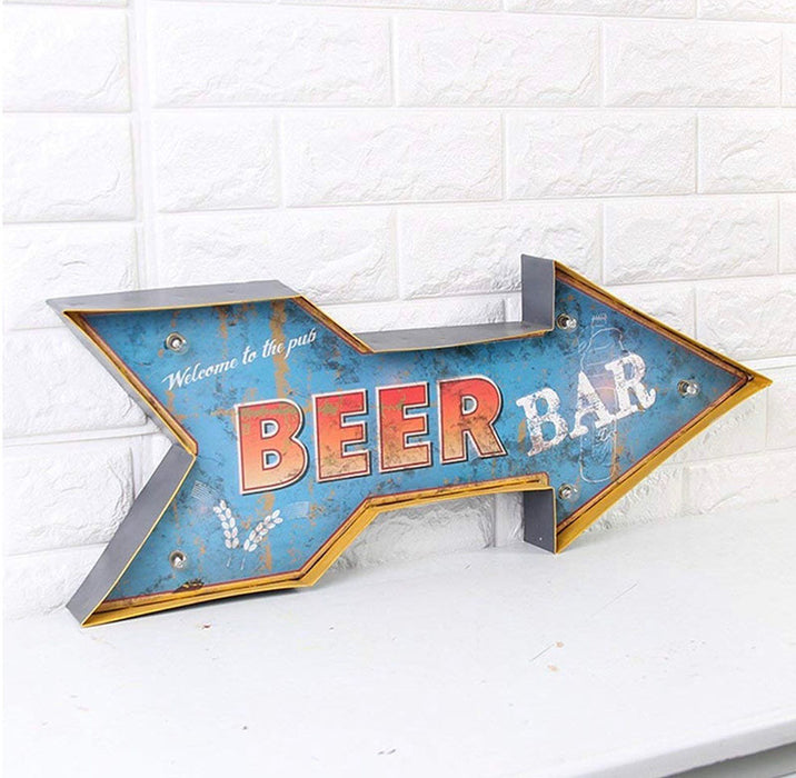 beer bar retro sign